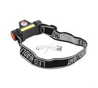 Linterna de cabeza para casco de soldadura, con batería incorporada y carga USB, montaje magnético, modos de iluminación duales, diadema, para soldadura industrial y actividades nocturnas