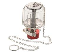 Linterna de Camping Portátil Cadena Colgante y Vidrio Protector Metálico | Iluminación Resistente al Viento y Bajas Temperaturas, Adecuado para Excursiones y Montañas, Larga Duración