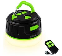 Linterna de camping recargable 2 en 1 y cargador de batería 6400 mAh, IP65, ultralbrillante