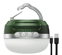 Linterna de camping recargable 8400 mAh, lámpara LED de camping con cambio de color RGB, 5 modos de iluminación, atenuación progresiva, impermeable y potente imán para pesca, senderismo de emergencia