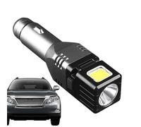Linterna De Coche, LED De Alta Luminosidad, Base De Carga para Coche 12V/24V con Linterna, USB Y Type-C, para Viajes Al Aire Libre, Ordenador Móvil, Radio, Interior De Camión