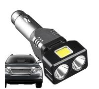 Linterna de coche - Linterna LED de doble haz - para cargadores de coche de 12 V/24 V doble haz con puertos USB y tipo C - para exteriores móviles y productos