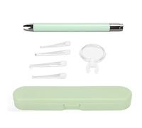 Linterna de Comprobación de Oídos con 4 Cabezales de Cuchara para Oídos, Juego de Bolígrafos de Diagnóstico Médico LED para Oídos, Kit de Eliminación de Cera de Oídos con Luces LED Y Lupa, Herramienta