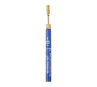 Linterna de gas butano recargable para soldadura, soldadura y soplado de aire caliente, herramienta de llama portátil azul de 195 mm con control de flujo de aire variable, compatible con recambios de