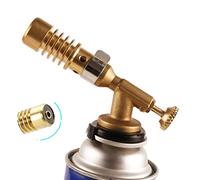 Linterna de gas portátil, pistola de llama, soplete de cobre, quemador de gas butano, encendedor de calefacción, para acampar al aire libre, barbacoa, pistola pulverizadora, soldadura, soplete para