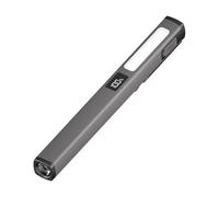 Linterna De La Pluma De La Linterna - De Aluminio, Linterna De La Mpe De Bolsillo Para Enfermera | Pluma Luminosa Magnética USB Con Fuente De Luces, Mpe De Trabajo Multifuncional