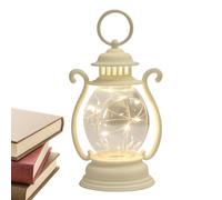 Linterna De Llama Vintage | Linter Huracán Colgante Metal Lanterrn Operación Batería Blanca Fría Lámparas Mesita Noche A La Antigua, Lámpara Mesa Decorativa Con Para Patio Interno Interior