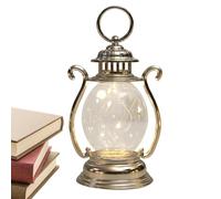 Linterna De Llama Vintage | Linter Huracán Colgante Metal Lanterrn Operación Batería Blanca Fría Lámparas Mesita Noche A La Antigua, Lámpara Mesa Decorativa Con Para Patio Interno Interior