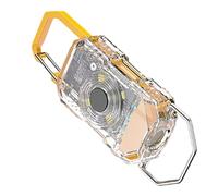 Linterna de llavero, linterna LED con 6 modos luminosos recargables y foco frontal - Pequeña lámpara de llaves - Para actividades de supervivencia camping de noche para la casa, trabajo, caminar y