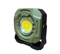 Linterna de llavero recargable con reflector de 2400 lm y brillo ajustable de 1000 lm, con múltiples modos de luz para uso al aire libre y profesional (verde)