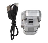 Linterna de llavero súper brillante USB C recargable/linterna LED compacta con función de banco de poderes/3 modos de luz impermeable para senderismo, camping, caminata/blanco/paquete de 2