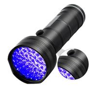 Linterna de Luz Negra Ultravioleta 51 LED UV Negra