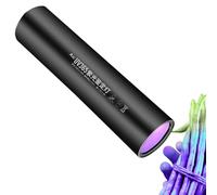 Linterna de luz negra UV, luz detector de portátil de 365 nm, dimensión de aleación de aluminio de 2 x 8.5 pulgadas más peso neto de 65 g, construcción de piezas, antorcha, lámpara para