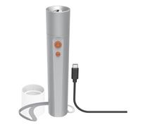 Linterna de mano Hama FL350-C LED 3W USB Recargable Plata Aluminio