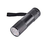 Linterna de mano UV de luz negra 9 LED 395 para detector de antorcha para mascotas y joyas, herramientas de esmalte de uñas eléctrico