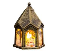 Linterna de Navidad genérica | Winter Christmas Ornaments, Multifunctional Lighted Christmas Holiday Lanterns, Retro Flickering Flameless Candle Ornaments for Interior and Outdoor