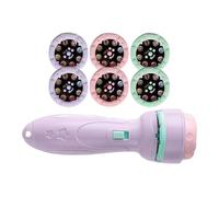 Linterna De Proyección | Luz Nocturna Con 40 Patrones Para Aprendizaje Y Hora De Dormir - Lámpara Proyector para la Noche y Hora de Acostarse | Para Uso En Paredes Techos Hogar Camping Dormitorio