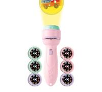 Linterna de proyector - 4,53 pulgadas ABS | Antorcha infantil con 40 patrones | Luz nocturna para niños | Juguete educativo para niñas a partir de 3 años, la narración creativa y el sp imaginativo