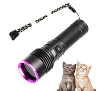 Linterna de rastro de sangre, linterna UV de seguimiento de manchas de sangre con pantalla LCD, luz brillante para observación, detección de, curado de resina, hogar, camping, viajes