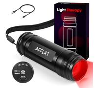 Linterna de terapia de luz roja para aliviar el dolor, dispositivo portátil de terapia de luz infrarroja e infrarroja cercana para inflamación de articulaciones, músculos, cuerpo y cara, 3 longitudes