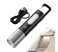 Linterna de trabajo genérica - pequeña lámpara de alta luminosidad con gancho | de bolsillo LED con batería recargable para lectura, viajes, pesca y camping