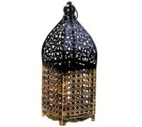 Linterna decorativa de hierro forjado Artesanía única para experiencias de iluminación atmosférica (S)