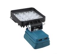 Linterna eléctrica recargable Spotlight lámpara de trabajo para Bosch Li Ion batería perfecta para el trabajo y actividades al aire libre (A)