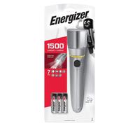 Linterna Energizer Vision HD Ultra 1500lm, 6x AA, LED, Gris, Metal