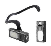 Linterna Frontal de Senderismo - Linterna LED recargable para iluminación manos libres, brillo ajustable con función duradera, antorcha de faros para adultos, hombres, mujeres, N