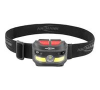 Ansmann Linterna frontal recargable HD250RS (1 unidad) - Linterna LED frontal ideal para ciclismo, correr, pesca, etc. - Antorcha frontal de 250 lúmenes de potencia