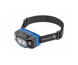 Linterna frontal - Högert Technik - HT1E423 - LED - Recargable por USB - Multideporte