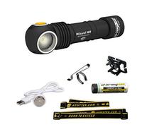 Linterna frontal LED Armytek Wizard WR blanco frío y rojo 1000 y 250 lúmenes recargable por USB + Batería 18650 Li-Ion