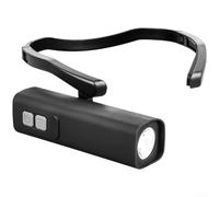 Linterna frontal LED con activación por gestos batería de polímero de 1500 mAh, 7 ajustes de luz y accesorio magnético (E)