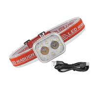 Linterna frontal LED, faros recargables,Linterna frontal de luz fuerte para la nocturna | Herramienta de iluminación exterior recargable por USB para, camping, montañismo y ciclismo