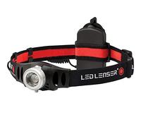 Linterna frontal LED Ledlenser H6, enfocable, giratoria, 200 lúmenes, regulación gradual, haz de luz de 120 m, funcionamiento con 3 pilas AAA, incluye pilas, Headlamp, linterna para la cabeza