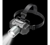 Linterna frontal LED - Luces de cabeza recargables para la frente | 3 modos de 90 grados ajustable brillante linterna para pesca nocturna, correr, mecánico, trabajo, supervivencia, senderismo