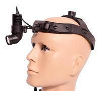 Linterna Frontal LED Médica, Linterna Frontal LED Quirúrgica Para Otorrinolaringología De 3 W, Temperatura De Color De 5000-5500 K, Brillo Y Tamaño Del Haz De Luz Ajustables, Para Cirugía, Otorrinolar