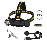 Linterna frontal LED Nueva Armytek Wizard C2 Pro Max blanco frío 4000 lúmenes Recargable por USB + Batería 21700 Li-Ion 5000mAh