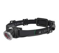 Linterna frontal LED para exteriores Ledlenser MH10, batería de litio 18650 recargable, 600 lúmenes, enfocable, incluye filtros de color, hasta 120h de duración, luz trasera roja, cable de carga USB