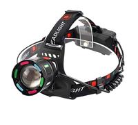 Linterna Frontal LED Portátil - Luz Ajustable Impermeable, Linterna Frontal De 4 Modos | Equipo Al Aire Libre Para Acampar Y Andar En Bicicleta, Recargable Para La Frente, Lámpara De Iluminación