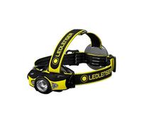 Linterna frontal LED profesional Ledlenser iH11R, recargable con batería, 1000 lúmenes, div. fijaciones para el casco, enfocable, personalizable vía app, duración lumínica de hasta 100h, multicolor
