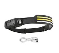 Linterna frontal LED recargable, multimodo, impermeable, recargable, para camping, senderismo, escalada, noche, correr, caminar, pesca, casco duro para adultos