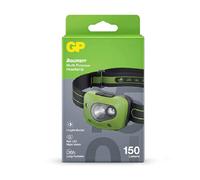 Linterna Frontal Multiusos GP DISCOVERY CH43 150 LÚMENES Desechable Y Recargable