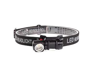 Linterna Frontal PNI Adventure F75 con led de 6W, 600 LM, de Aluminio, con batería y Cargador magnético con USB