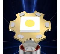 Linterna frontal recargable con pantalla digital con haz de zoom para camping, correr, montañismo, 800 mAh, batería incorporada, tipo C, carga rápida (E)