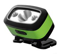 Linterna frontal recargable LED con sensor de movimiento, haz de 200 metros, impermeable, luz doble, ajustable, carcasa ABS de 45 grados, batería de litio, espacio gris, naranja, verde, para