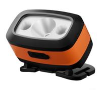 Linterna frontal recargable LED con sensor de movimiento, haz de 200 metros, impermeable, luz doble, ajustable, carcasa ABS de 45 grados, batería de litio, espacio gris, naranja, verde, para