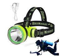 Linterna Frontal Recargable - Linterna de Buceo LED Luz Impermeable | Lámpara De Buceo De 2 Modos De Iluminación, Linterna Submarina LED Recargable, Faros Para Frente, Buceo, L