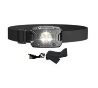 Linterna Frontal Recargable - Luces Frontales De 400 Mah Para La Frente | Faros Delanteros LED Brillantes Ultraligeros Impermeables | Faro De Caza Con Ajuste De 45 Grados | Linterna Frontal Para Adult