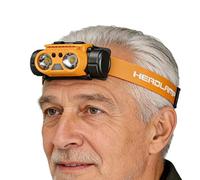 Linterna frontal recargable - Luz brillante ajustable potente cómoda con sensor, luces de frente | para pesca al aire libre, trabajo, noche, mecánico, caminar, tienda de campaña, parque, jardín, hogar